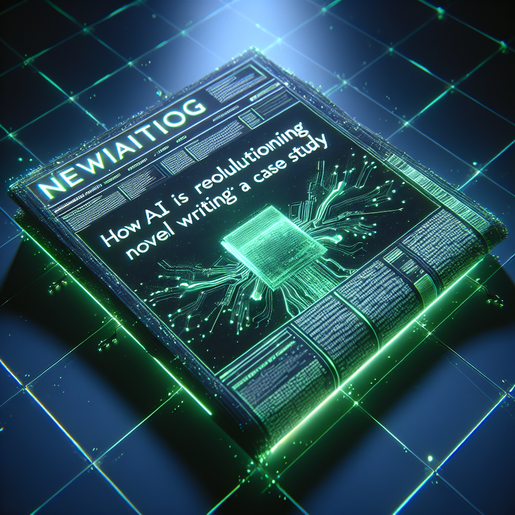 How AI is Revolutionizing Novel Writing: A Case Study