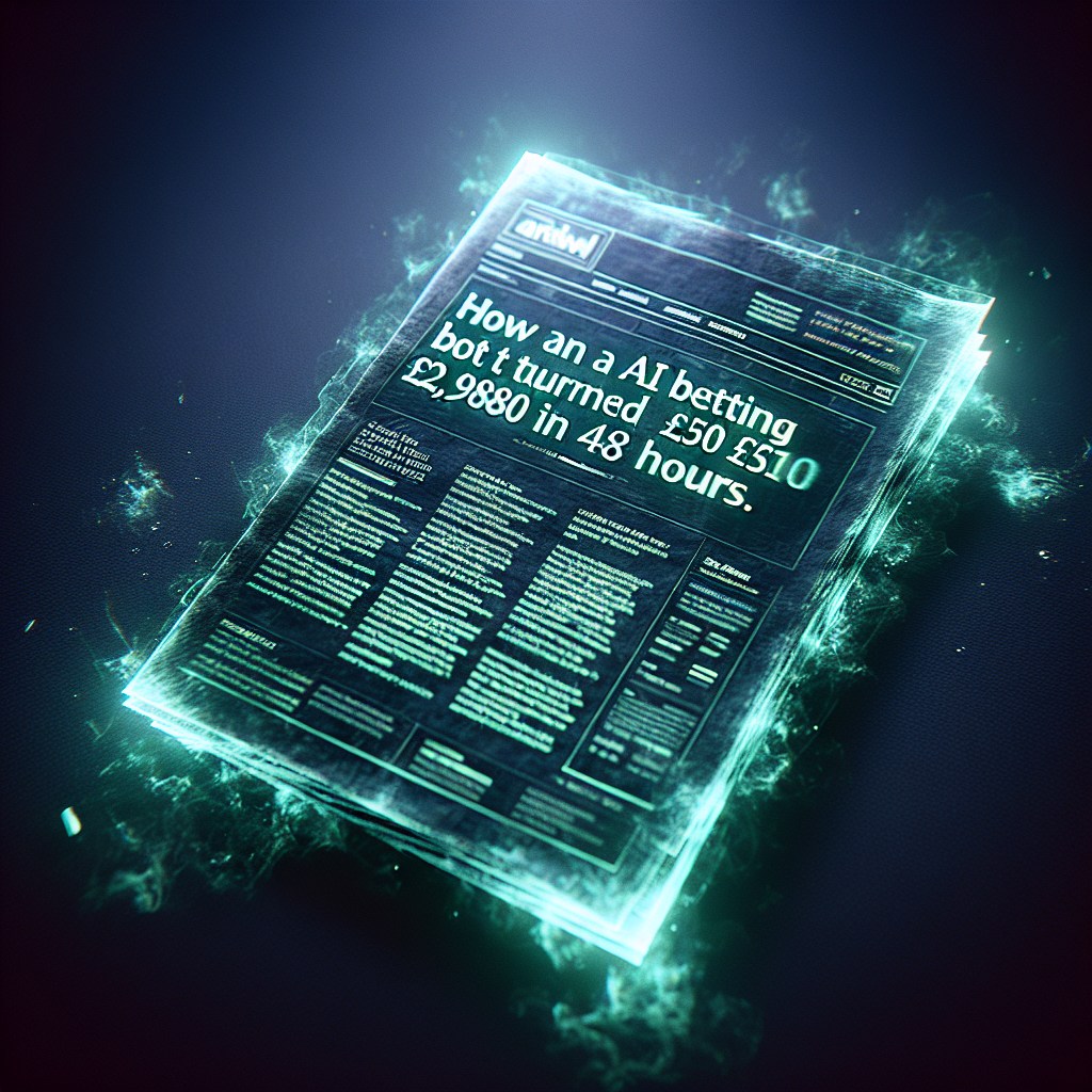 How an AI Betting Bot Turned £50 into £2,980 in 48 Hours